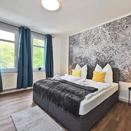 Apartment Bohnapartments: Stadtblick Zechenhaus Mit Balkon Und Parkplatz *