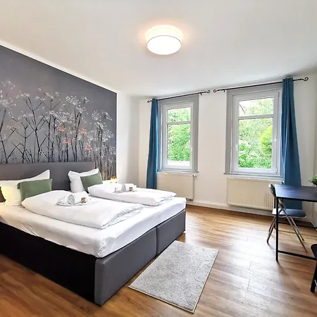 Apartment Bohnapartments: Stadtblick Zechenhaus Mit Balkon Und Parkplatz *