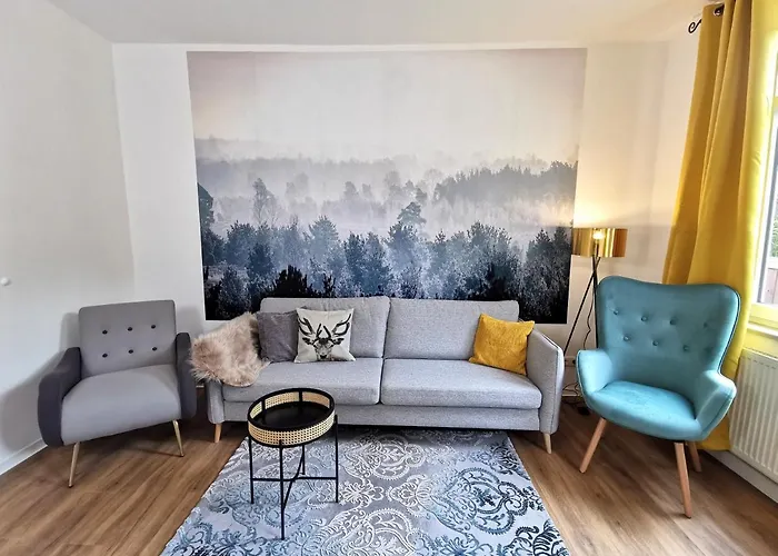 Bohnapartments - Stadtblick Zechenhaus - Balkon - Parkplatz - Wlan - Sehr Ruhig - Barrierearm アパート イルメナウ