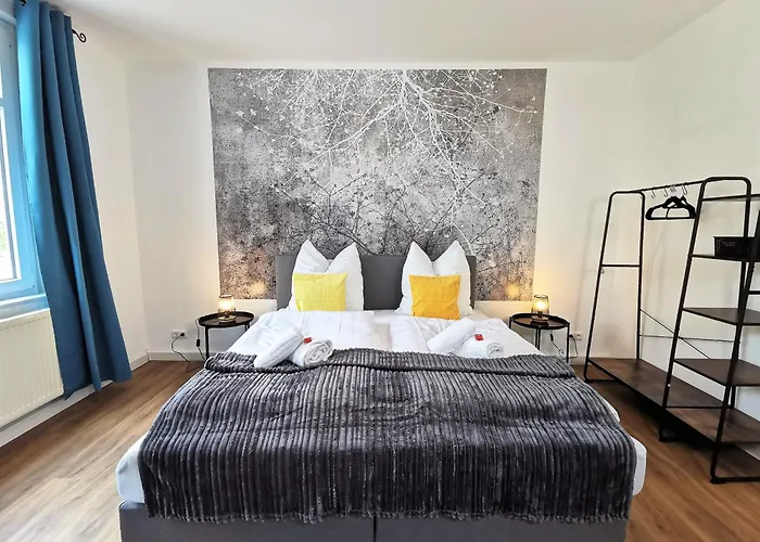 Apartment Bohnapartments - Stadtblick Zechenhaus - Balkon - Gratis Parkplatz - Wlan - Sehr Ruhig - Barrierearm Ilmenau